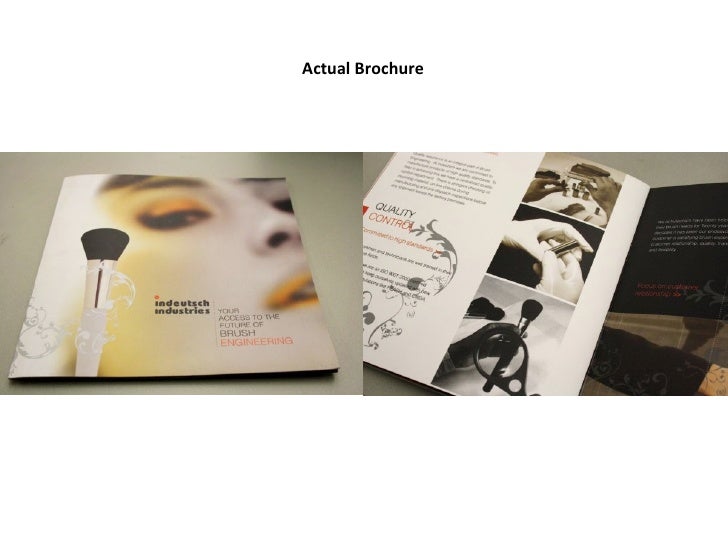 Brochure design process