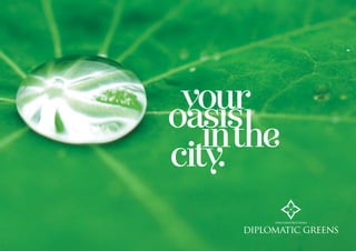 Brochure diplomatic greens