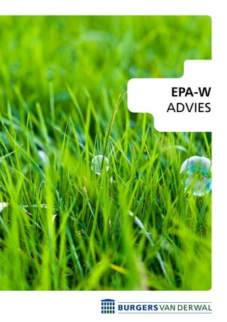 EPA-W
Advies
 