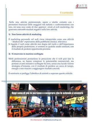 Brochure evento Torino 
