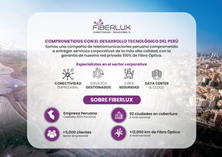 BROCHURE FIBERLUX CUSCO | PDF