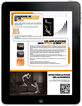 DKN  + IPAD = Notre nouvelle gamme IWeb