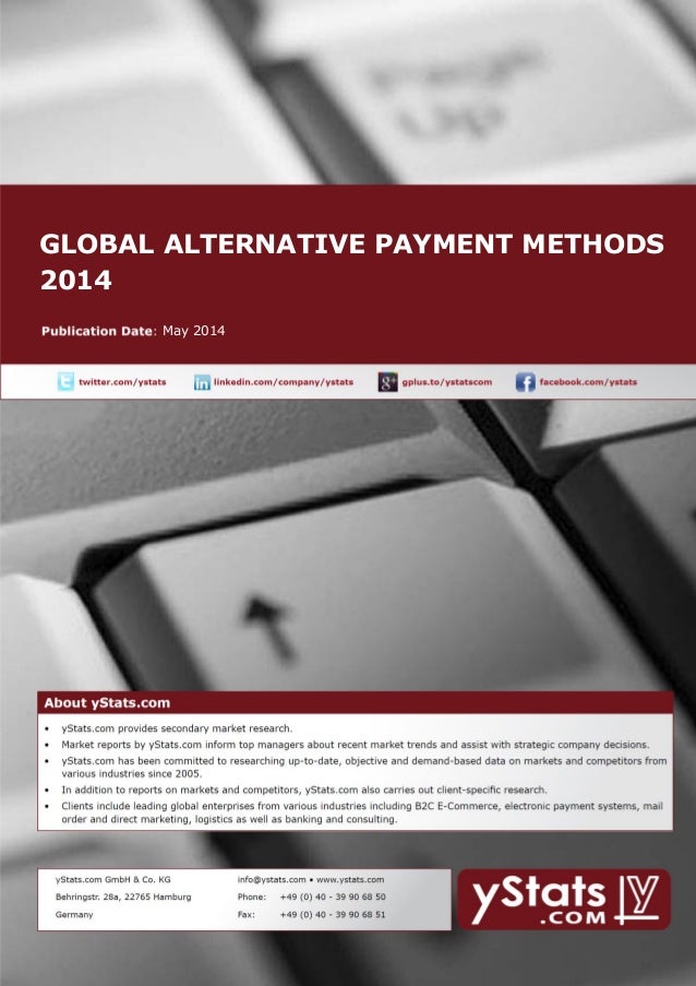 Global Alternative Payment Methods 2014