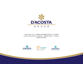 Brochure grupo D'Acosta 2017