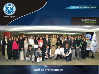 Staff de Profesionales
 