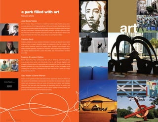 a park filled with art
featured artists

José Bedia Valdes
Born in Havana, Cuba, and trained in a traditional academic style, Bedia’s unique vision
combines elements of the indigenous cultures of Africa and America. His paintings are known
for blurring the boundary between fantasy and reality, and reflect his experience and fascination
with Afro-Cuban religion, Palo Monte ‘earth-based’ philosophy, and Native American culture.
His works have received recognition throughout the world, from São Paulo to Venice to The
Museum of Modern Art in New York, among others. He currently lives in Miami.


Carolina Sardi
Fueled by a desire to convey maximum information in minimal yet essential forms, Sardi’s
sculptures have an organic sensibility despite her preference of steel as a medium. Her
work routinely references positive and negative space, geometry, natural shapes, and a
balance between opposites. Originally from Argentina, Sardi has seen her work featured in
Los Angeles, Shanghai, New York, London, Paris, Milan, and, of course, Miami – her home
since 1995.


Eugenio & Lautaro Cuttica
Born in Buenos Aires, these contemporary father and son artists has exhibited in galleries,
museums and cultural centers, and international art fairs for over 30 years. Eugenio’s work
is based on a strong imprint of synchronicity and connection with what he calls the infinite
frequency dimension of no time. His works appeal to beauty, not from the intellect but as
something that just happens, generated from the idea of the artist as a vehicle of a foreign
energy that flows thru him.



Gary Nader & Daniel Maman
Known for their galleries in Miami and Buenos Aires, respectively, Nader and Maman are
rare experts in the identification and acquisition of what will be the newest, most in-demand
modern and contemporary artists and works with strong Latin American and Caribbean
influences. They have each been responsible for assembling some of the world’s most
prolific private and museum collections, and are uniquely qualified to certify, catalog, and
preserve works like those that will be featured at Iconbay.
 