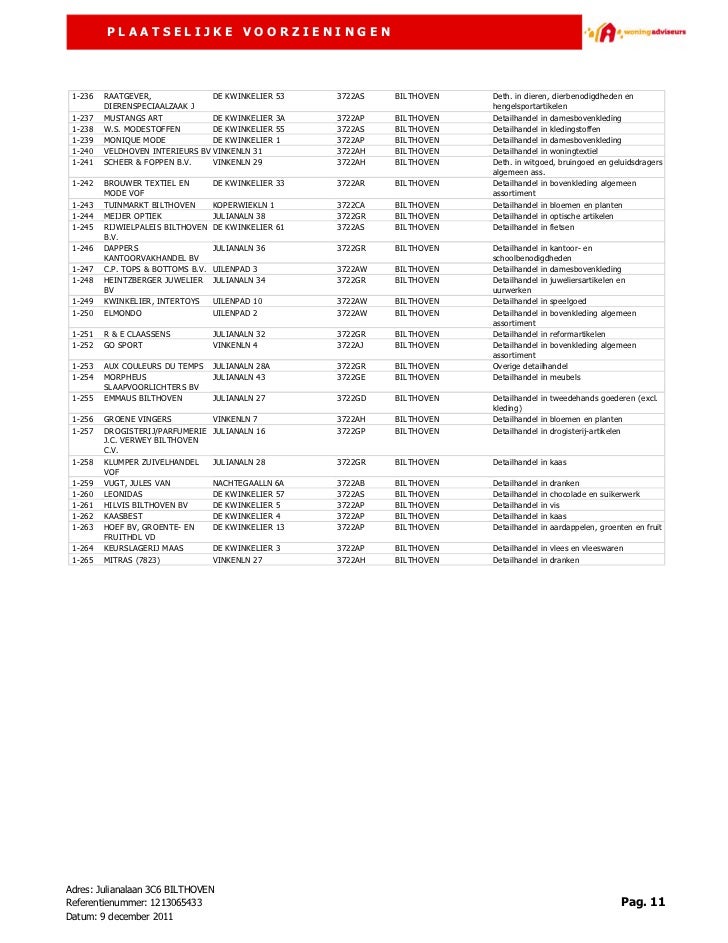 Brochure julianalaan 3 c6 te bilthoven Brochure julianalaan 3 c6 te bilthoven