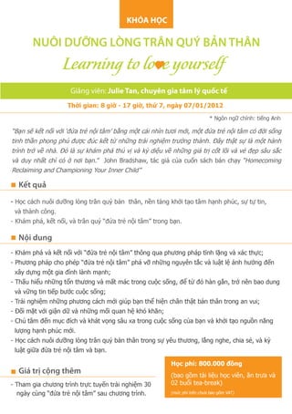 Khóa học "Learning to Love Yourself"