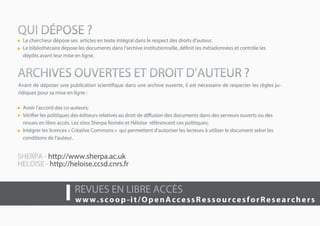 Libre accès aux publications scientifiques