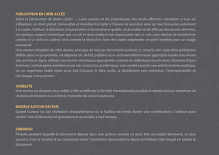 Libre accès aux publications scientifiques