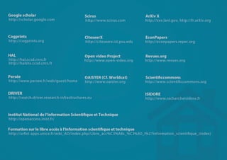 Libre accès aux publications scientifiques