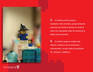 2. La estructura del proceso
requiere que todos estén
involucrados activamente en
todas las fases del proceso de
decisión, lo cual aumenta las
posibilidades de que las parten
honren las decisiones y los
acuerdos después de la reunión.
 