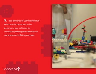 3. El método produce
ideas y resultados más
concretos, porque todas
las personas han tenido el
tiempo de construir sobre
sus respuestas antes de
comenzar la etapa de
conversación.
 