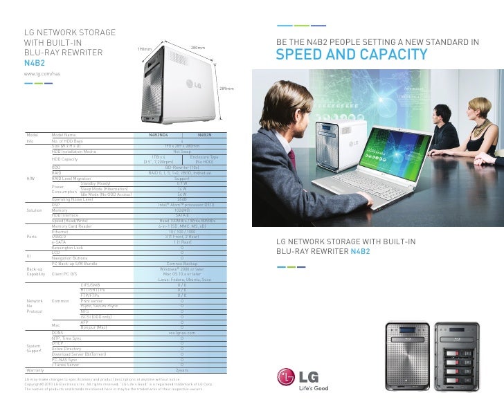 Brochure NAS LG