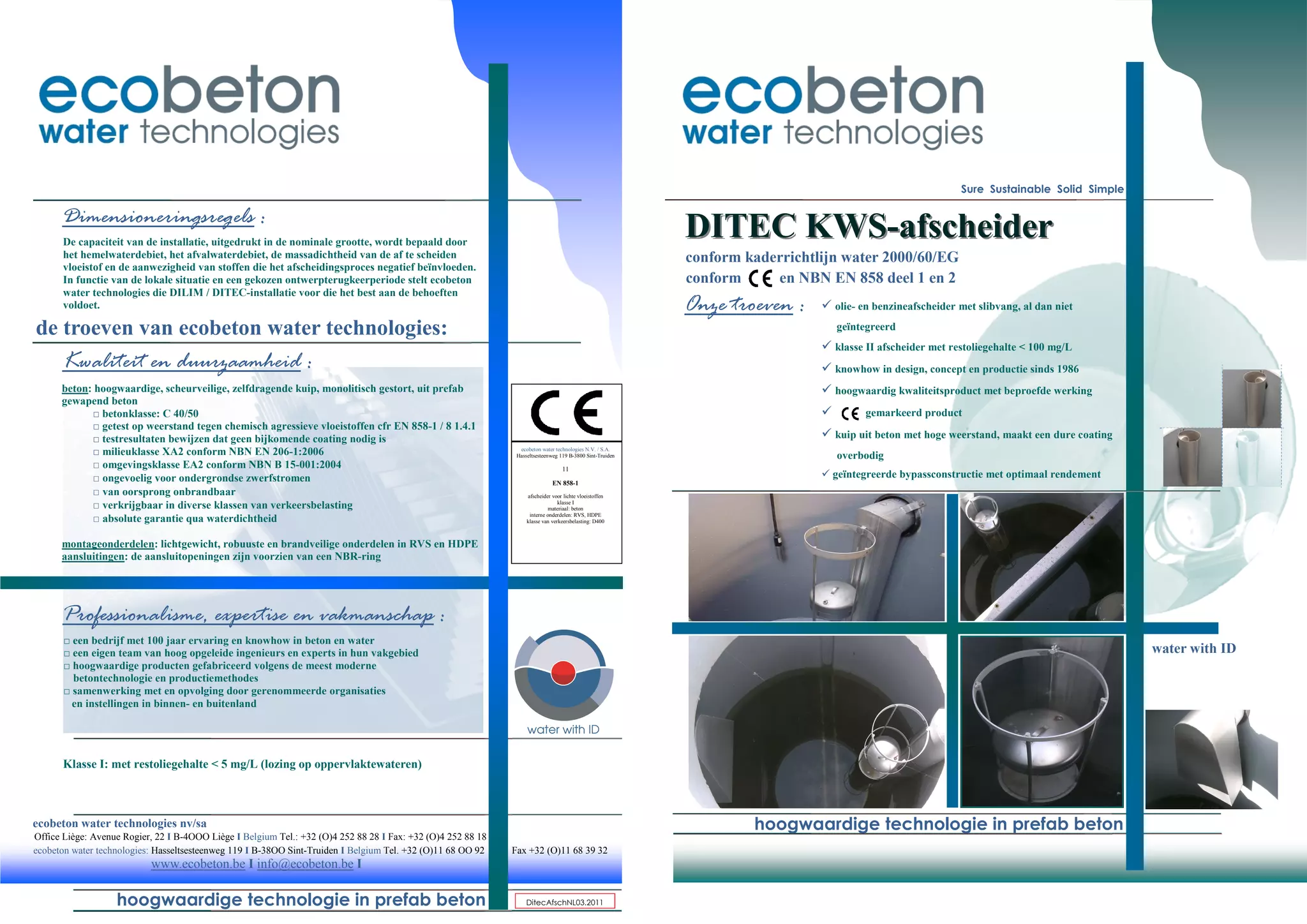 Ecobeton - Brochure Olieafscheider | PDF