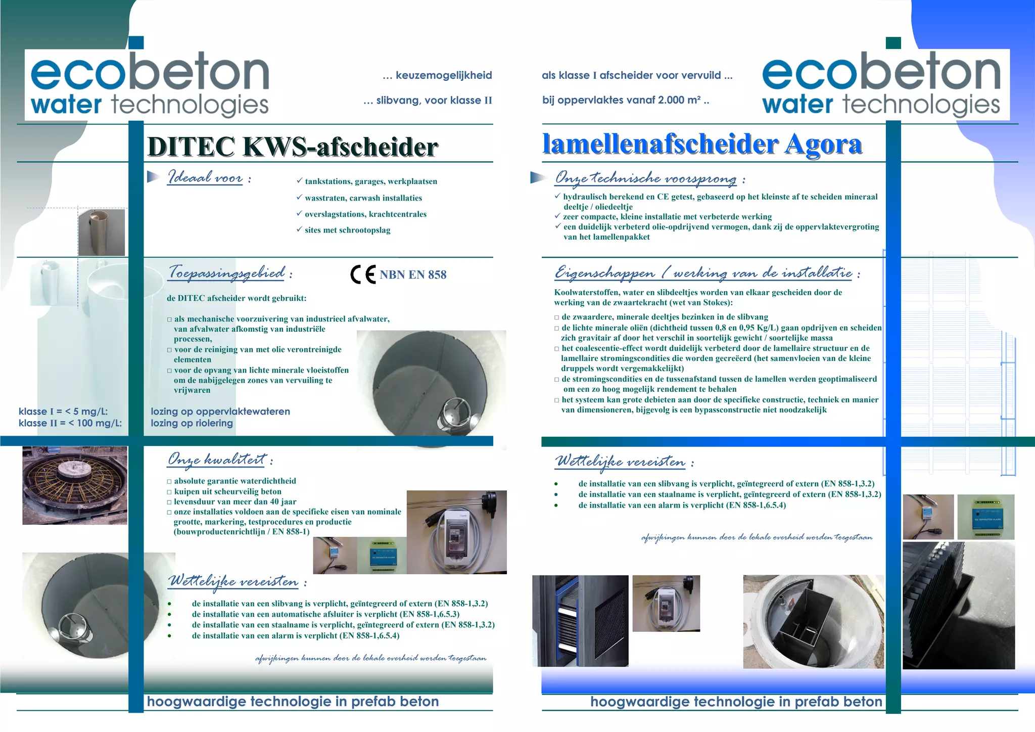 Ecobeton - Brochure Olieafscheider | PDF