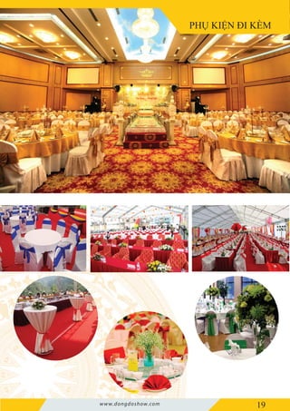 19www.dongdoshow.com
PHỤ KIỆN ĐI KÈM
 