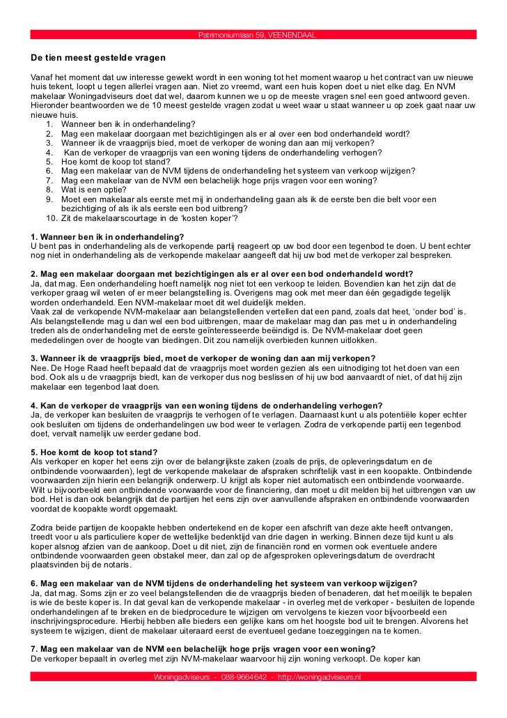 Brochure patrimoniumlaan 59 te veenendaal