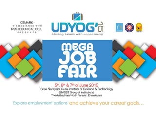 The Mega Job Fair: Udyog 2015