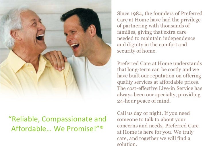 Preferred Care at Home Brochure