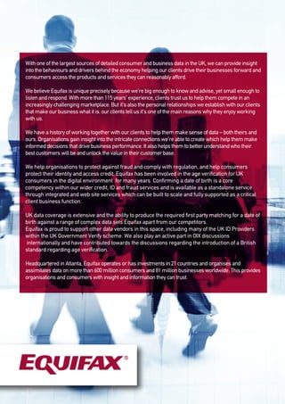 Online Age Checking: The Time Has Come.. symposium brochure