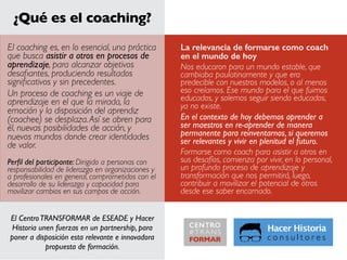 Brochure del Programa Liderazgo y Coaching Profesional - Escuela Hacer ...