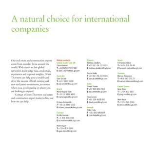 Grant Thornton brochure real estate & constructions | PDF