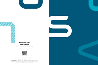 Keolis – Directeur de la publication : Thomas Barbelet
Conception et réalisation :
Crédits photo : A. Barriere, Adrien Daste, Alexis Cheziere, Laurent Mayeux,
Cecilia Garroni Parisi, Harsha Vadlamani, Keolis, P. Grifford / Capa Pictures,
Sebastien Erome, Sylvain Cambon et Pierre Wetzel.
INFORMATIONS
PRATIQUES
Pour plus d’informations sur notre politique RSE,
rendez-vous sur keolis.com, espace Responsabilité Sociétale
 