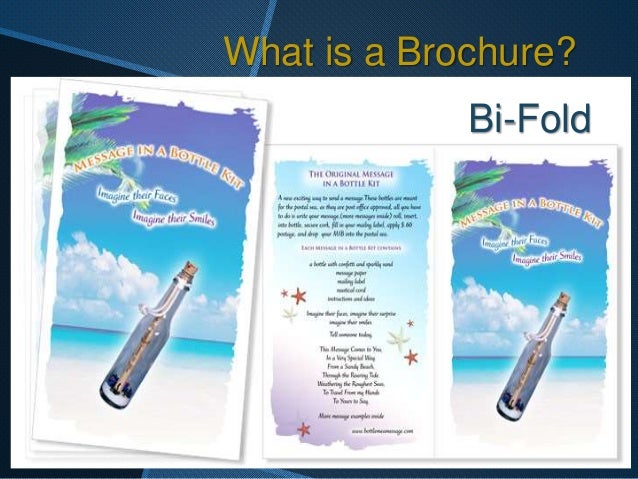 what is a brochure