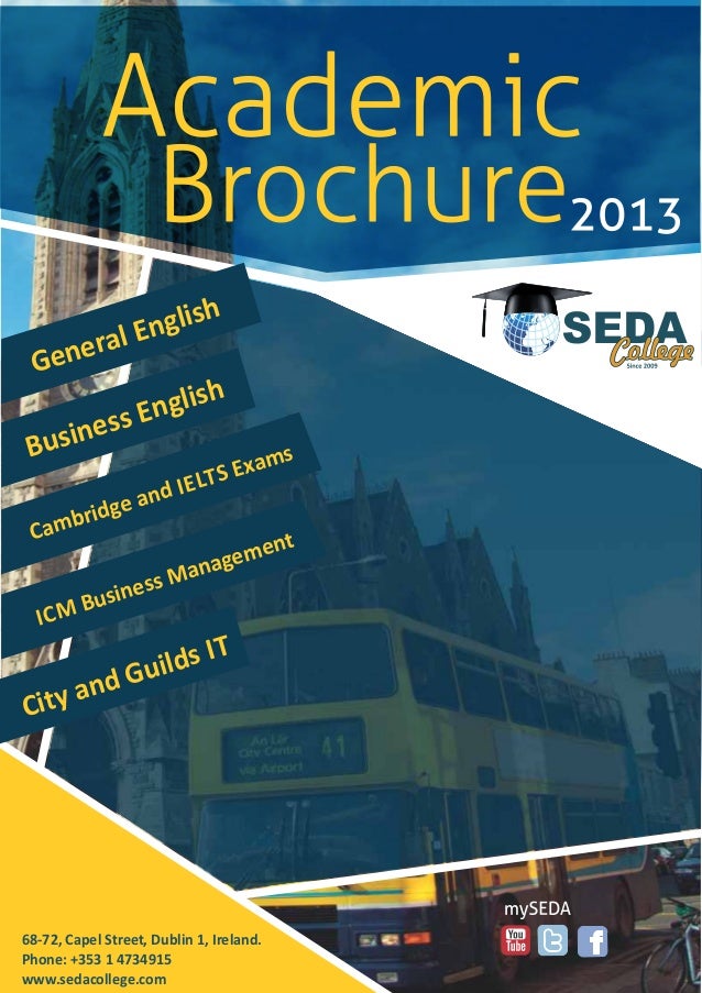 academic brochure of seda college college brochures