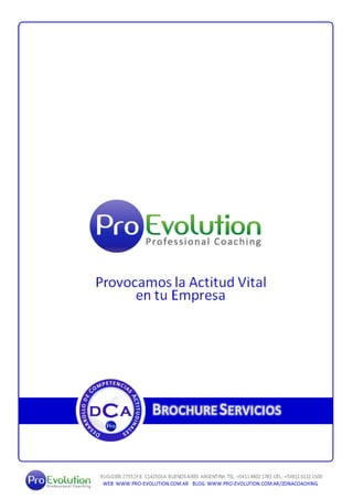 ProEvolution | Brochure Servicios 2010 