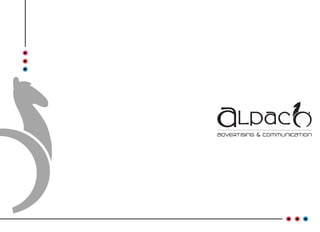 Brochure servizi alpaco advertising&communication