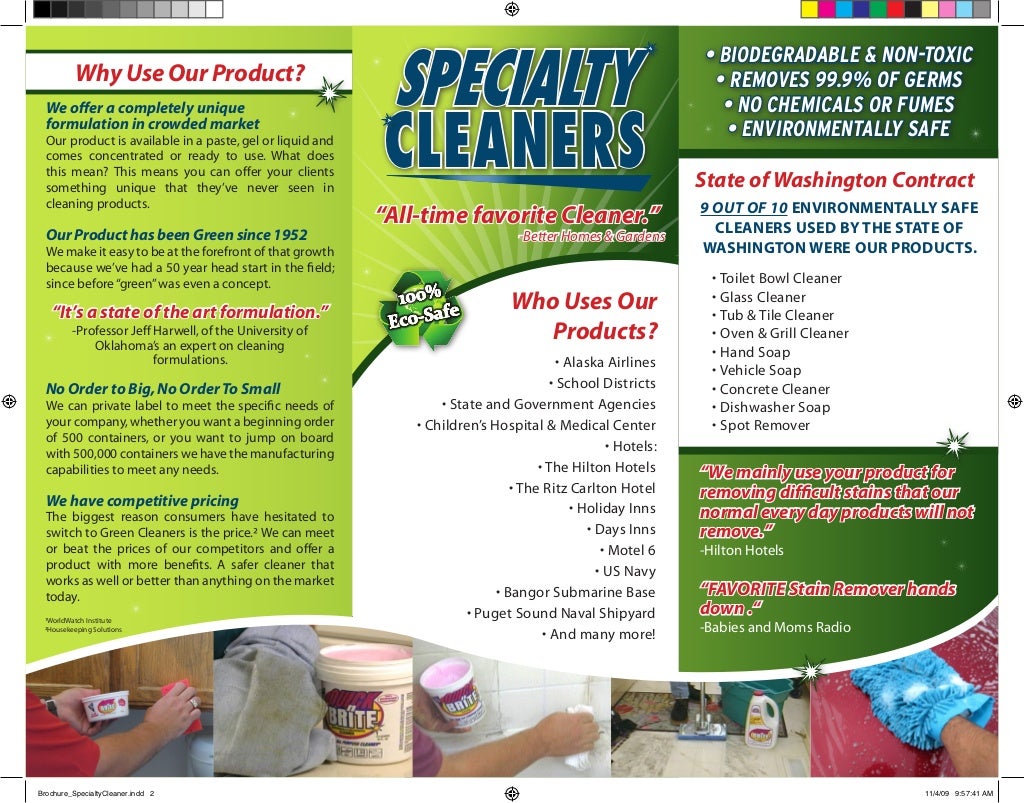 Private Label Cleaning Products for your business, hotel and storefront