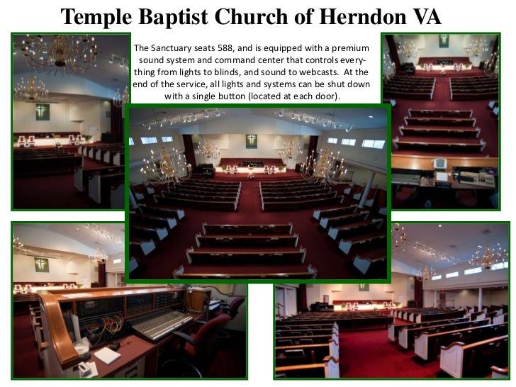 For Sale Temple Baptist Church Of Herndon Va