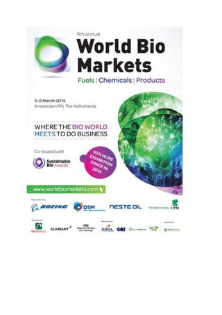 World Bio Markets Exhibition Brochure