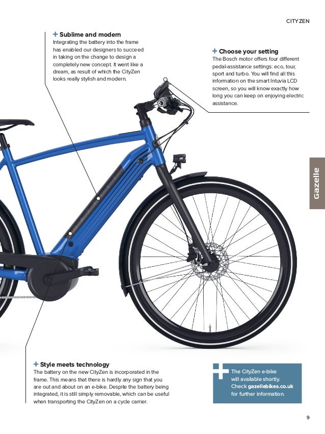 gazelle cityzen c8 e bike
