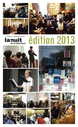 édition 2013
1er JUIN 2013 - PARIS RIVE DROITE
 