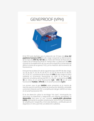 (VPH) de GeneProof | PDF