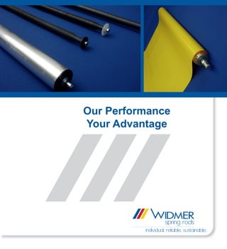 www.widmer-sonnenschutz.de




                   Our Performance
                   Your Advantage




                                       spring rods
                             individual. reliable. sustainable.
 