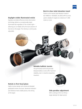 Brochure | Zeiss LRP S5 and S3 FFP Riflescopes | Optics Trade