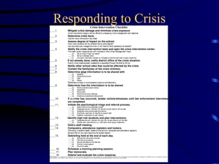 Crisis Intervention Task Module brock04_threat assessment and design for business | PPT