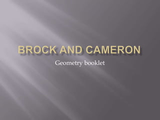 Brock and Cameron Geometry booklet 