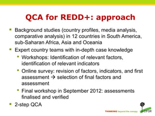 REDD+ progress: a qualitative comparative analysis