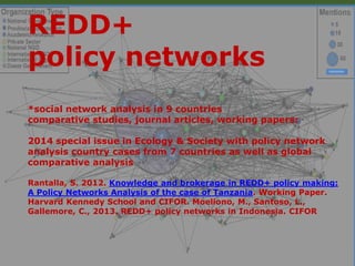 An introduction to CIFOR's global comparative study on REDD+ (GCS-REDD+)