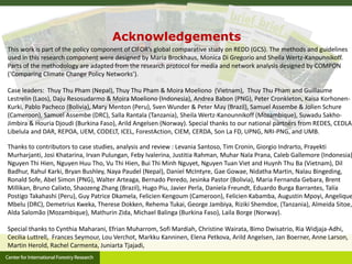 An introduction to CIFOR's global comparative study on REDD+ (GCS-REDD+)