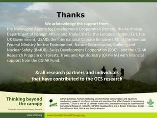 An introduction to CIFOR's global comparative study on REDD+ (GCS-REDD+)