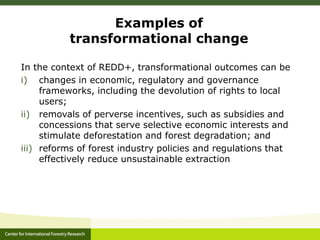 An introduction to CIFOR's global comparative study on REDD+ (GCS-REDD+)