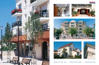 QUALITé DE vIE - ARCHITECTURE - INNOvATIONSt-Michel-sur-Orge - Le Belvédère
Morsang-sur-Orge-L’OréeduParc Trappes-LeClos-Jardin
Arnouville-les-Gonesse-CarréMansart
Savigny-le-Temple-DouceFrance Yerres-LaGerbed’Or
St-Michel-sur-Orge - Le Belvédère
 