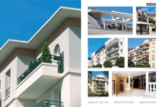 Aubervilliers - Le Parc des Berges
QUALITé DE vIE - ARCHITECTURE - INNOvATION
Brétigny-sur-Orge-VillaMermoz Chanteloup-les-Vignes-LeCœurvillage
Combs-la-Ville-LeSquare Torcy-LeClos-Village
Livry-Gargan-VillaMansart St-Gratien-JardinMansart
Aubervilliers - Le Parc des Berges
 