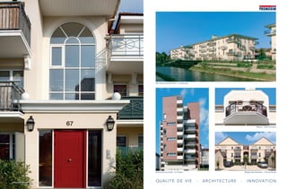 QUALITé DE vIE - ARCHITECTURE - INNOvATIONVilliers-sur-Marne - Les Trois Lys
Ste-Geneviève-des-Bois-LeBeausite
Meaux-VillaFontaine
Magny-les-Hameaux-Champ-RoyalMontreuil-sous-Bois-LePlazza
Villiers-sur-Marne - Les Trois Lys
 